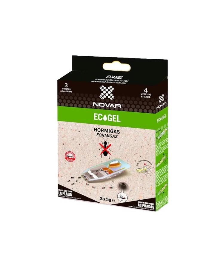 TRAMPA CEBO NOVAR ECOGEL HORMIGAS (3 UDS.)