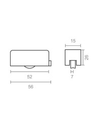 RODAMIENTO VENTANA ALUMINIO RD21 56X15X26MM. MICEL
