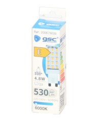 BOMBILLA LED GSC G9 4'8W. 6000K 530 LM (330º)