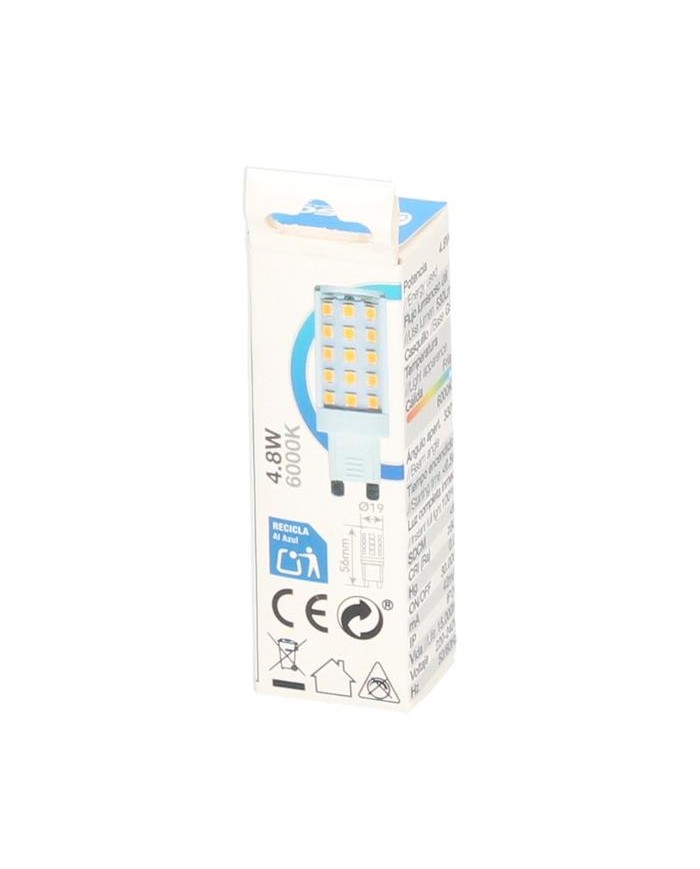 BOMBILLA LED GSC G9 4'8W. 6000K 530 LM (330º)