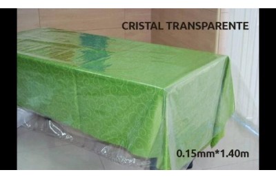 MANTEL CRISTAL FLEX 0'15MMX1'40M. ROLLO 50 MTS.
