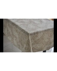 MANTEL RESINADO LONETA MARRON 1'40M. ROLLO 25 MTS.