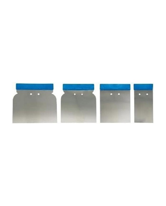 ESPATULA CARROCERO VOREL INOX. (JUEGO 4 PZAS.)