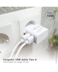 CARGADOR GSC 230V. A 2 USB