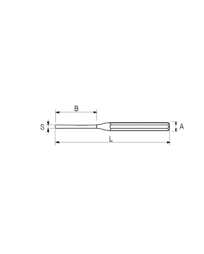 BOTADOR IRIMO CILINDRICO 3MM. 150MM.