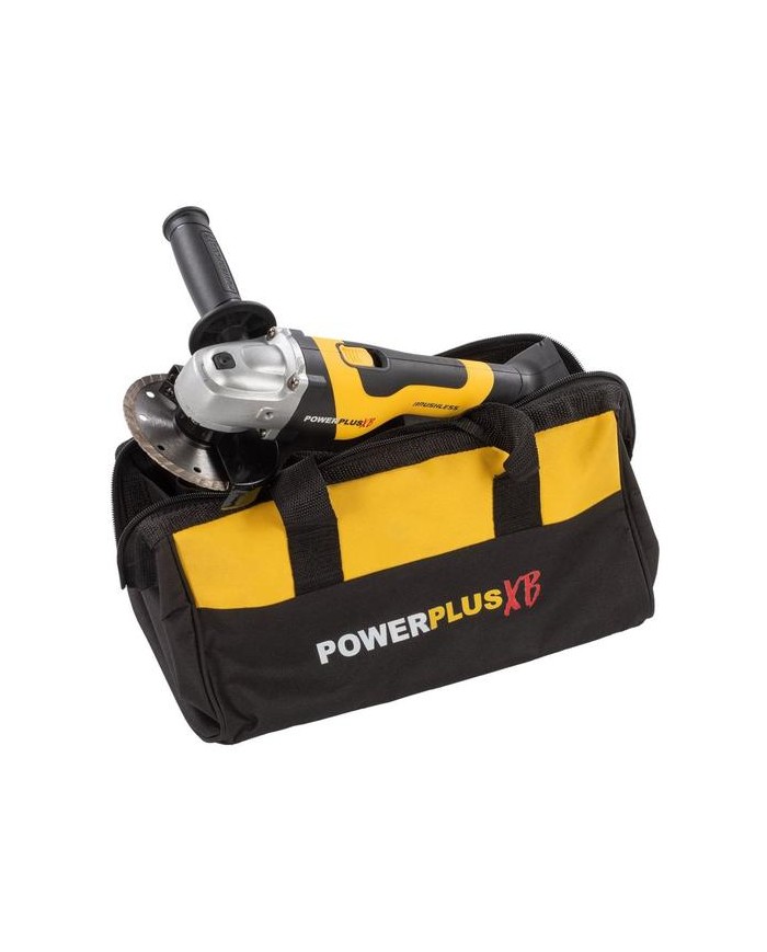 AMOLADORA 115MM. 20V. 2 BATERIAS Y CARGADOR POWERPLUS