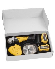 AMOLADORA 115MM. 20V. 2 BATERIAS Y CARGADOR POWERPLUS