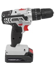 TALADRO PERCUTOR POWERPLUS 20V 1BAT 2Ah POWC1080