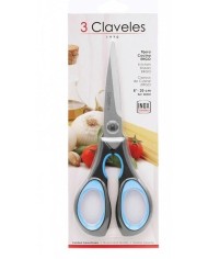 TIJERA COCINA 8 D MANCO ERGONOMICO 3 CLAVELES