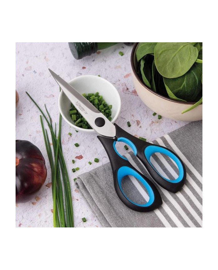TIJERA COCINA 8 D MANCO ERGONOMICO 3 CLAVELES
