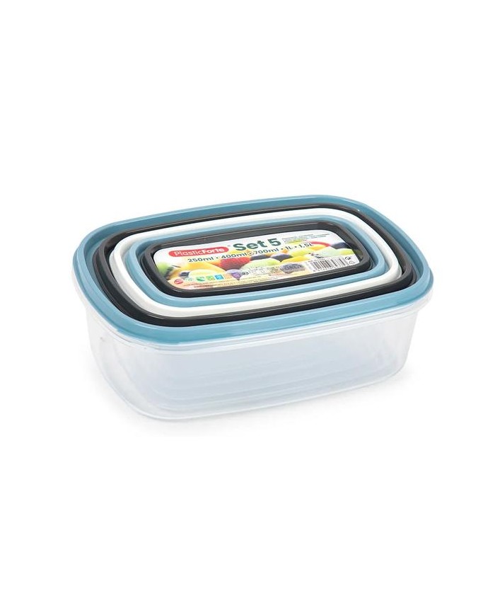 FIAMBRERA PLASTICFORTE URBAN RECTANGULAR (SET 5UDS.)