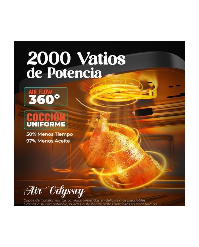 FREIDORA AIRE CALIENTE 7'6 LTS. 2000 W. JUANITA