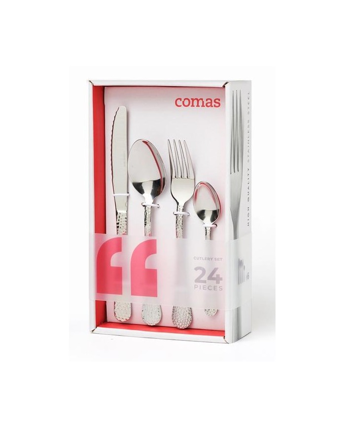CUBIERTOS COMAS MOD. LUNA (JUEGO 24 PZAS.)