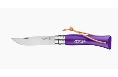 NAVAJA OPINEL INOXIDABLE Nº  7 MANGO PURPURA