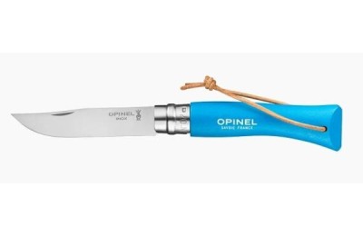 NAVAJA OPINEL INOXIDABLE Nº  7 MANGO AZUL CIAN