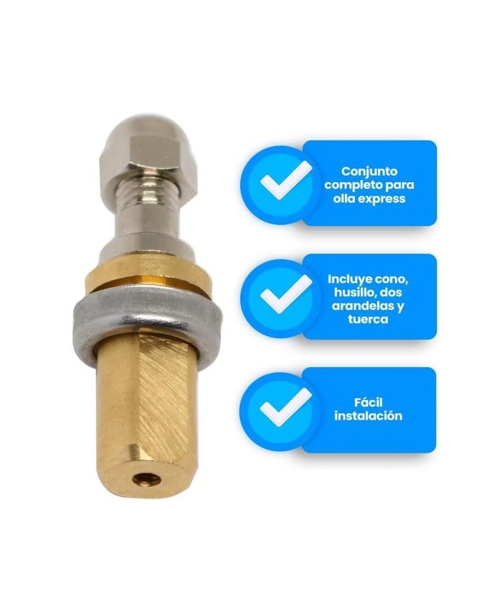 HUSILLO Y CONO OLLA MAGEFESA MOD. INOXTAR 13