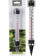 TERMOMETRO ANALOGICO PLATA 27,5CMS.