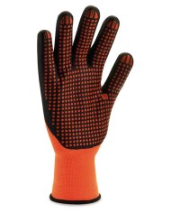 GUANTES NYLON NITRILO T-10 FOAM NARANJA (PAR)