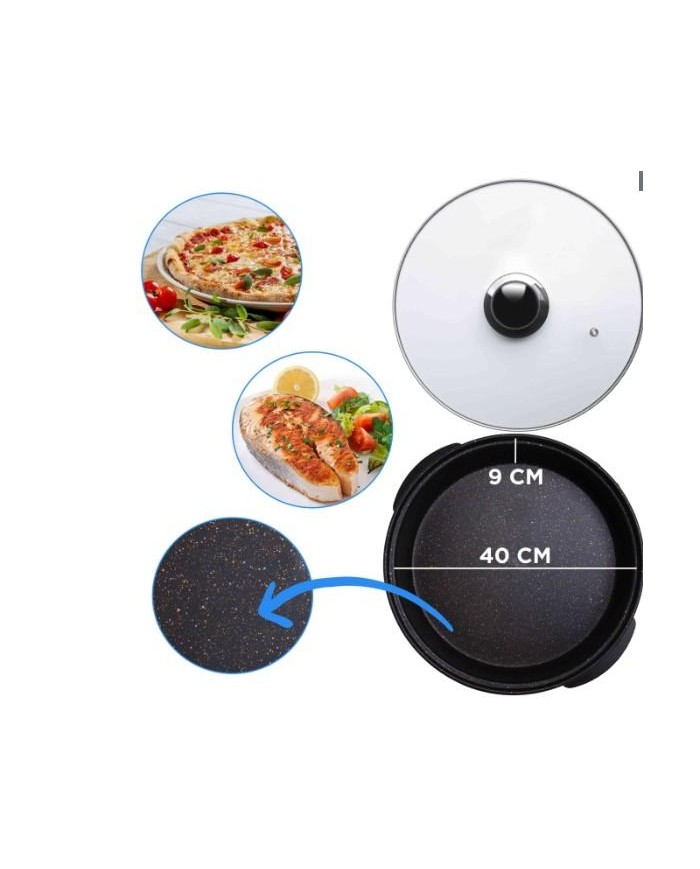 PAELLERA ELECTRICA PIZZA PAN SOGO 42 CMS. 1500W.