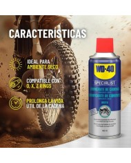 LUBRICANTE SPECIALIST MOTO CADENAS WD40 400 ML.