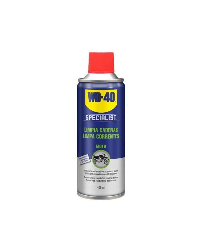 LIMPIA CADENAS SPECIALIST MOTO 400ML. WD40
