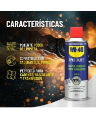LIMPIA CADENAS SPECIALIST MOTO 400ML. WD40