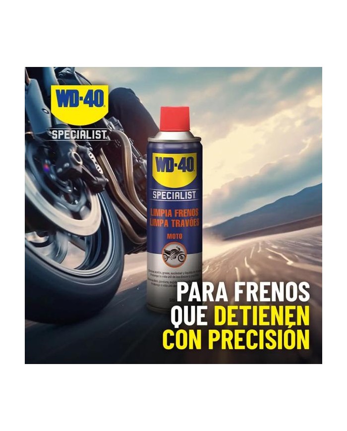 LIMPIA FRENOS SPECIALIST MOTO 500ML. WD40