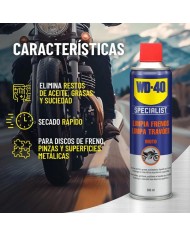 LIMPIA FRENOS SPECIALIST MOTO 500ML. WD40