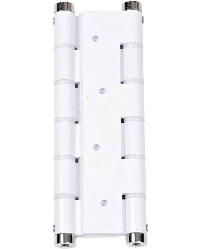 BISAGRA DOBLE ACCION BLANCA 180X133X4MM.