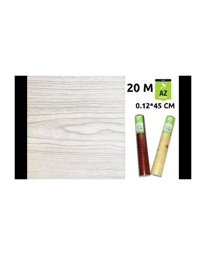PLASTICO FORRATODO ADH. MADERA BLANCA 45CMS.R/20 MTS.