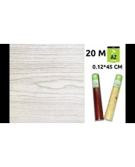 PLASTICO FORRATODO ADH. BLANCO MATE 45CMS.R/20 MTS.