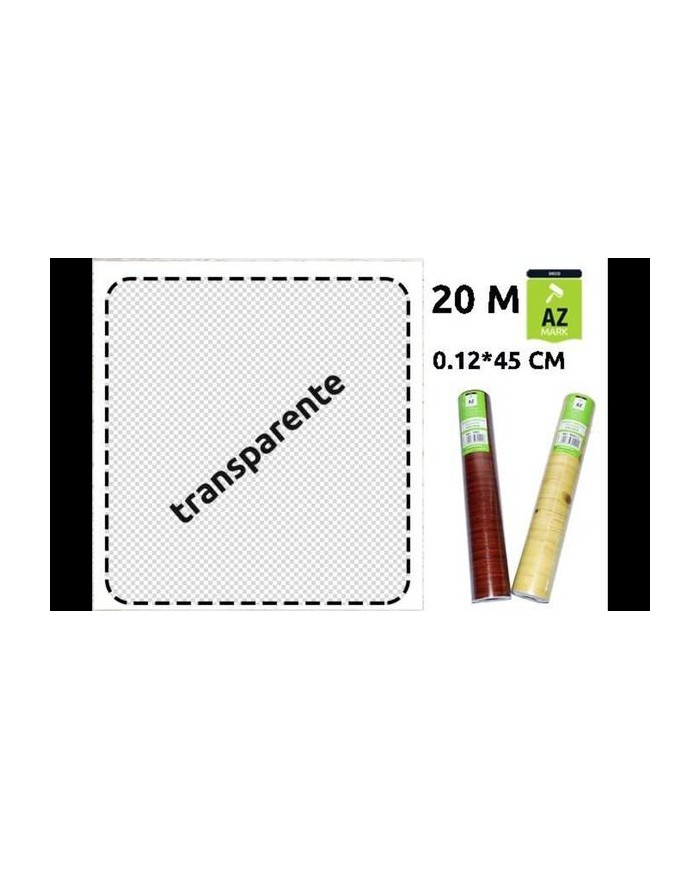 PLASTICO FORRATODO ADH. TRANSPARENTE 45CMS.R/20 MTS.