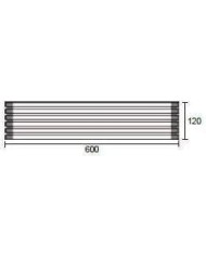 REJILLA FRIGO-HORNO CROMO  8 ELEMENTO MICEL