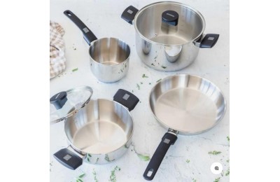 CACEROLA INOX.MONIX ELITE T/CRISTAL 20CM