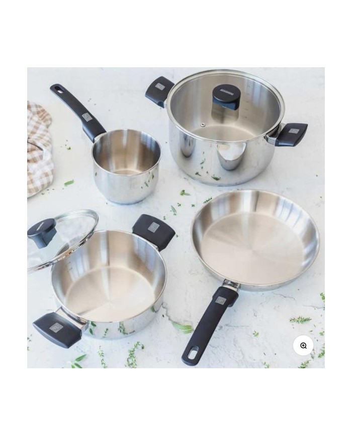 CACEROLA INOX.MONIX ELITE T/CRISTAL 20CM