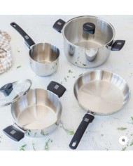 CACEROLA INOX.MONIX ELITE T/CRISTAL 20CM
