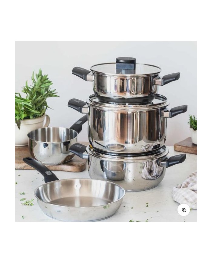 CACEROLA INOX.MONIX ELITE T/CRISTAL 20CM