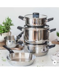 CACEROLA INOX.MONIX ELITE T/CRISTAL 20CM