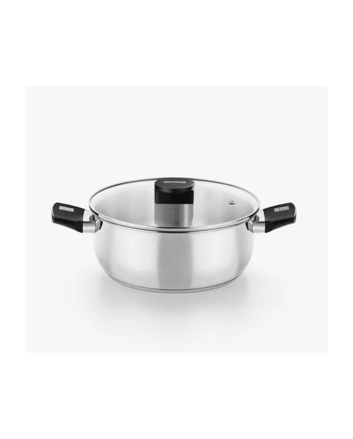 CACEROLA INOX.MONIX ELITE T/CRISTAL 26CM