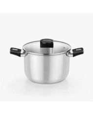 OLLA INOX. MONIX ELITE T/CRISTAL 24 CMS.