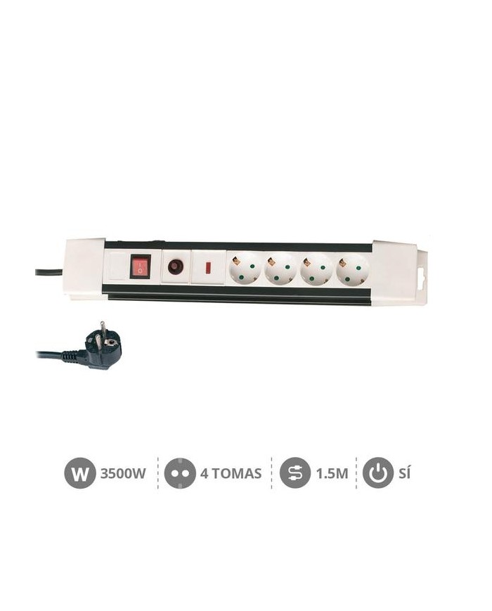 BASE GSC 4 TOMAS T.T.1'5M.INTERRUPTOR