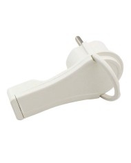 CLAVIJA ENCHUFE ULTRAFINO GSC 16-A CAUCHO BLANCO