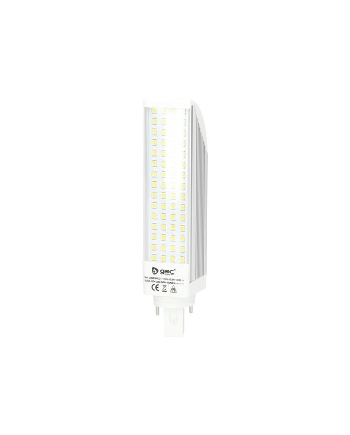 BOMBILLA LED GSC G24 11'4W. 6000K 980 LM (120º)