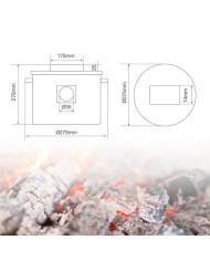 ASPIRADOR CENIZA GSC 800W.10L
