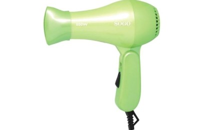 SECADOR DE PELO DE VIAJE SOGO  800 W. VERDE