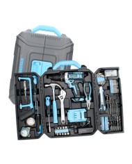 TALADRO PERCUTOR FSK 21V 1BAT 1,5Ah MALETA 62 PIEZAS