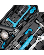 TALADRO PERCUTOR FSK 21V 1BAT 1,5Ah MALETA 62 PIEZAS