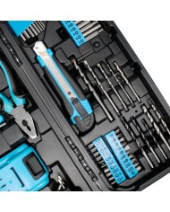TALADRO PERCUTOR FSK 21V 1BAT 1,5Ah MALETA 62 PIEZAS