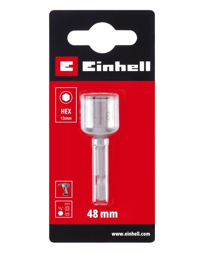 LLAVE VASO P/TALADRO EINHELL 13MM. IMANTADA