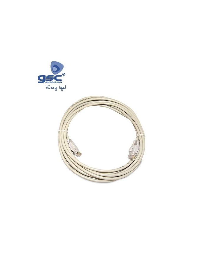 CABLE INTERNET GSC UTP CAT 5E BLANCO 2'5MTS.